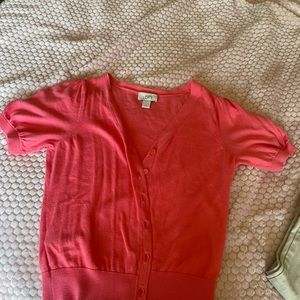 Loft short sleeve cardigan